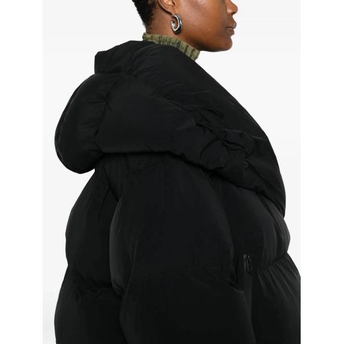 Diesel Doudoune Zippée À Col Montant - Noir