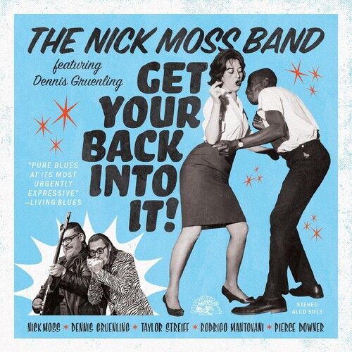 Nick Moss Band - Get Your Back Into It [Vinyl Lp] Clear Vinyl, Red