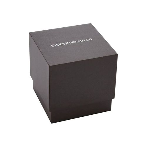 Emporio Armani Montre En Acier Inoxydable 22 Mm X 32 Mm - Argent