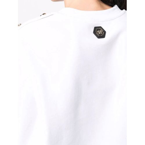 Philipp Plein Sweat À Logo Imprimé - Blanc