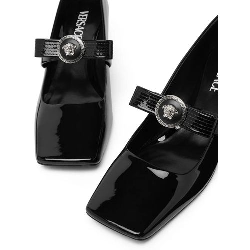Versace Escarpins Gianni Ribbon 55 Mm - Noir