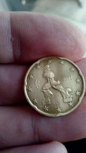Pièce Italie 20ct Euro Faute De Frappe