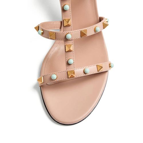 Valentino Garavani Sandales À Ornemements Rockstud 60 Mm - Rose - 37-40