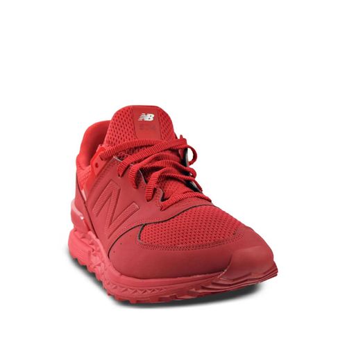 New Balance Baskets 574 En Résille - Rouge