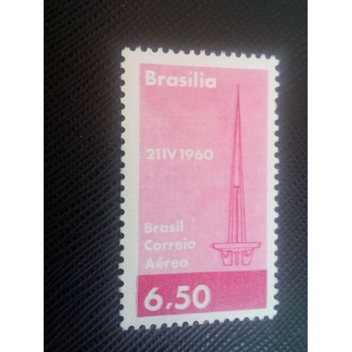 Timbre Bresil Yt Pa 85 Brasilia Tv Tower 1960 (050206)