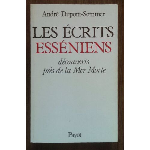 Les Écrits Esséniens Découverts Près De La Mer Morte