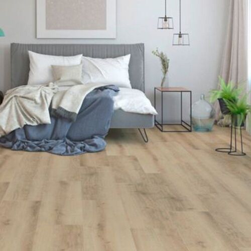 Sol stratifié Ledbury GoodHome aspect chêne 10mm - 128 cm x l.28 cm