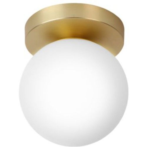 Plafonnier De Salle De Bain E14 40w Ip44 - 16cm Goodhome Or