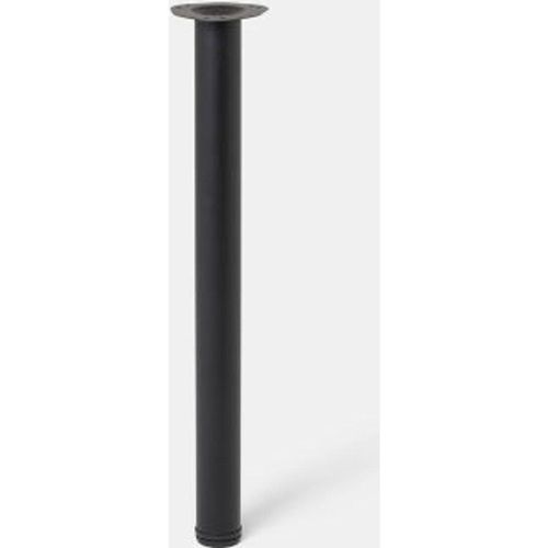 Pied De Plan De Travail Goodhome Nantua H. 87.5 Cm / 91 Cm X -  6 Cm Noir  1 Pièce