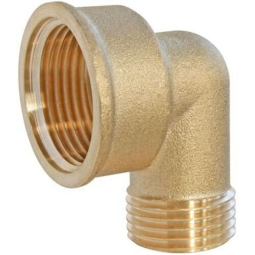 Coudé laiton femelle 20/27 (3/4") mâle 15/21 (1/2")