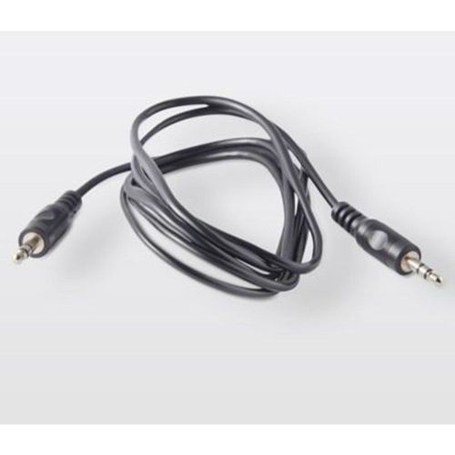Cordon audio Jack 3.5 Mâle / Mâle noir Blyss Or  1.5 m