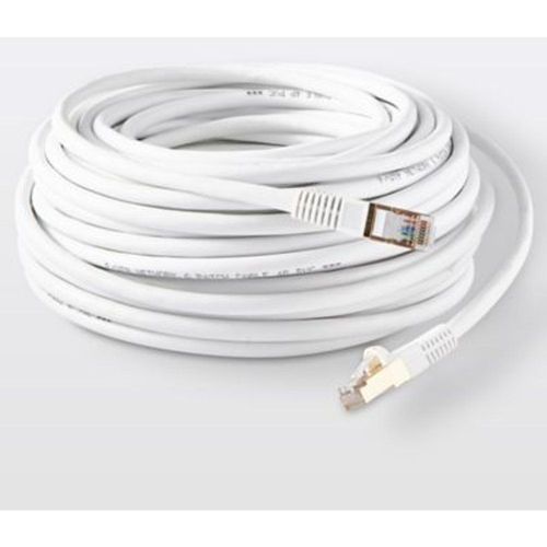 Câble RJ45 Mâle / Mâle blanc Blyss Or  20 m