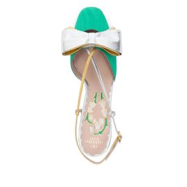 Valentino Garavani Escarpins Bowow 45 Mm - Vert