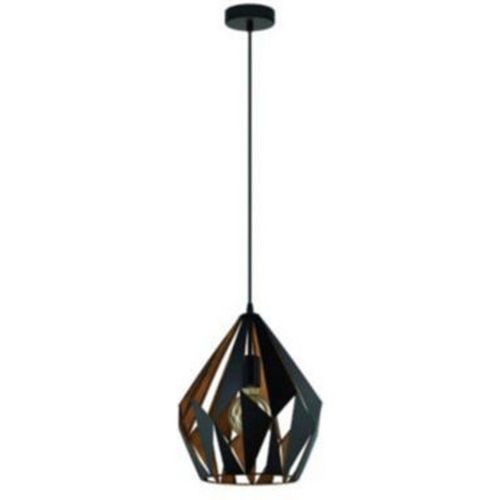 Suspension Colours Prinia - 31 Cm Noir Et Or