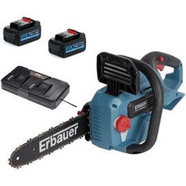 Tronçonneuse sur batterie Erbauer ECSG18-Li 18V guide 30 cm (avec 2 batteries et chargeur)
