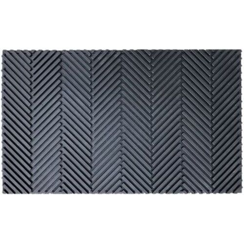 Tapis Caoutchouc Chevron 45 X 75 Cm