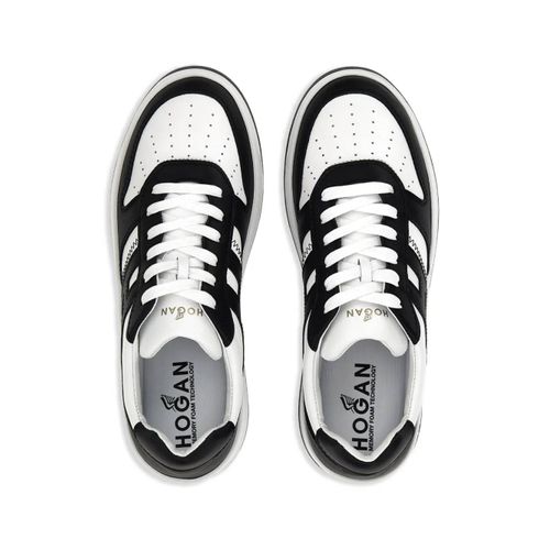 Hogan Baskets H630 À Design Perforé - Noir
