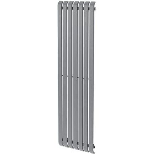 Radiateur eau chaude GoodHome Wilsona Vertical Gris 1 045 W