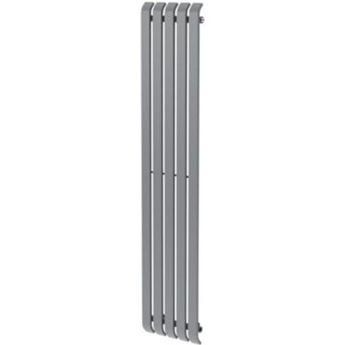 Radiateur eau chaude GoodHome Wilsona Vertical Gris 746 W