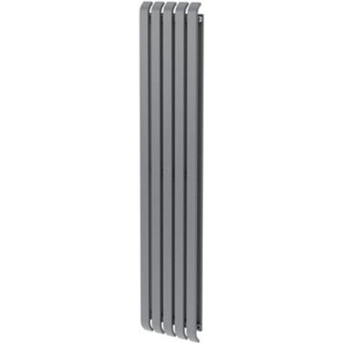 Radiateur eau chaude GoodHome Wilsona Vertical Gris 1 120 W