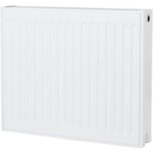 Radiateur eau chaude acier GoodHome blanc L. 80 cm x H. 50 cm