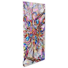 Radiateur électrique à rayonnement Ilo Emeraude en verre Design Explosion de Printemps By ARTCJS 500W