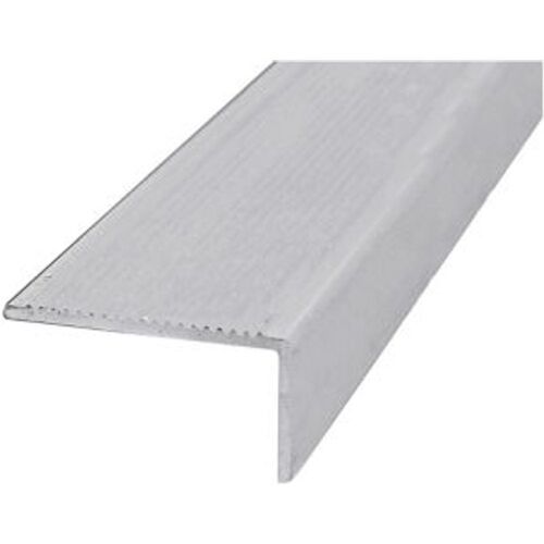 Nez de marche aluminium brut 45 x 23 mm  2 m