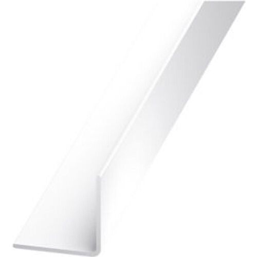 Cornière égale PVC blanc 7 x 7 mm  1 m