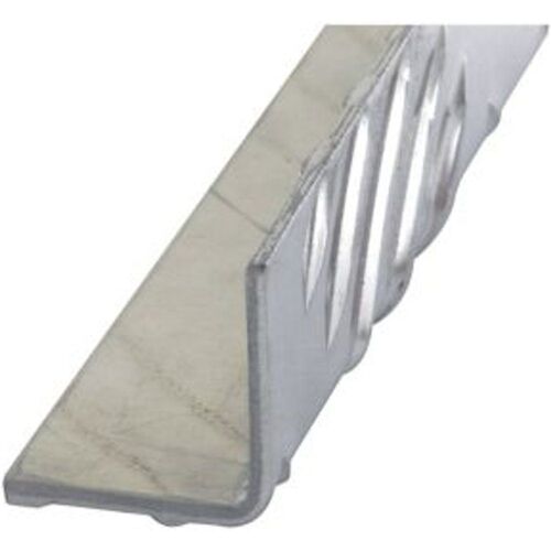 Cornière égale damier aluminium brut 20 x 20 mm  1 m