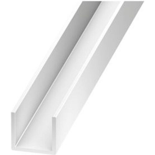 Cimaise PVC blanc 10 x 10 x 12 mm  2 5 m