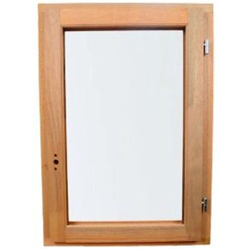 Fenêtre bois 1 vantail GoodHome - l.60 x h.95 cm  tirant droit