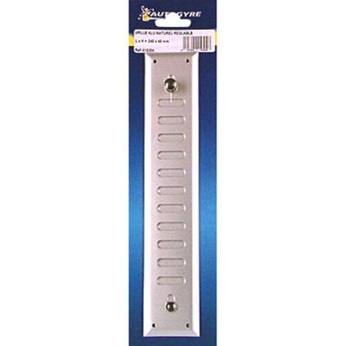 Grille d'aération alu Autogyre réglable 240 x 45 mm