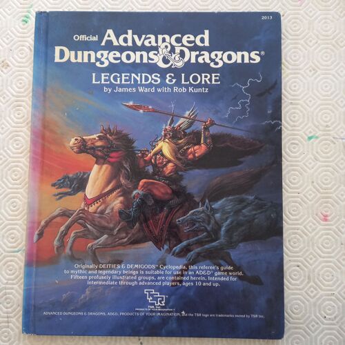 Official Advanced Dungeons & Dragons Legends And Lore