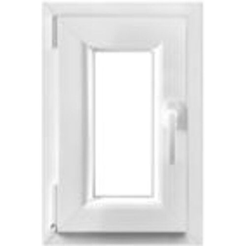 Fenêtre PVC 1 vantail oscillo-battant GoodHome blanc - l.40 x h.60 cm  tirant gauche