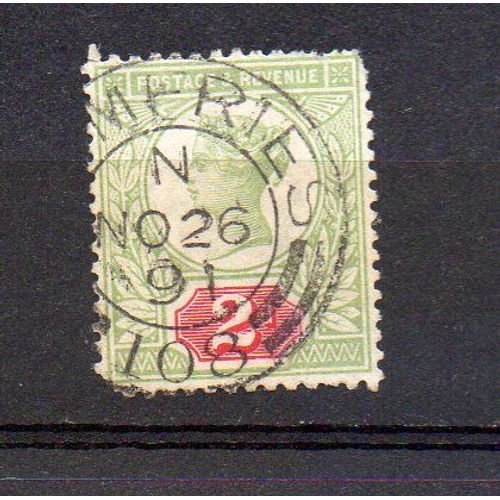 Grande-Bretagne- 1 Timbre Oblitéré (Manque 1 Dent En Bas À Gauche)- Reine Victoria- N°94