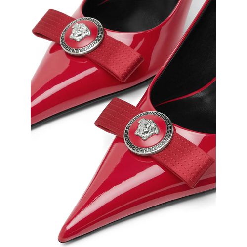 Versace Escarpins Gianni Ribbon 85 Mm - Rouge