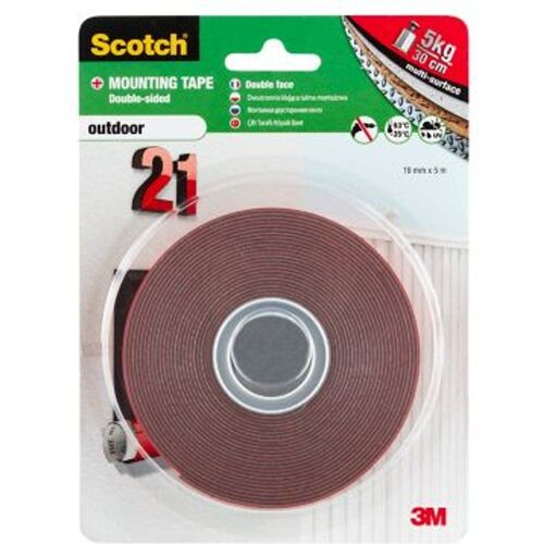 Ruban adhésif de montage extérieur Scotch Mirror  19 mm x 5 m