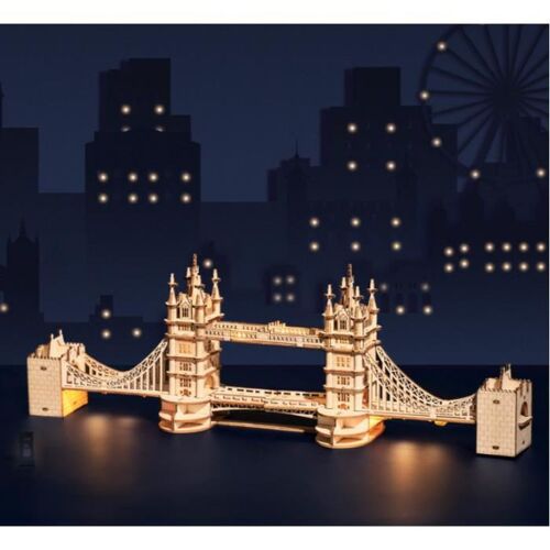 Maquette En Bois Avec Lumières - Pont De Londre - 113 Pièces