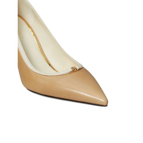 Tory Burch Escarpins Double T 80 Mm - Marron