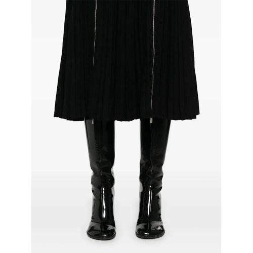 Burberry Robe À Design Plissé - Noir