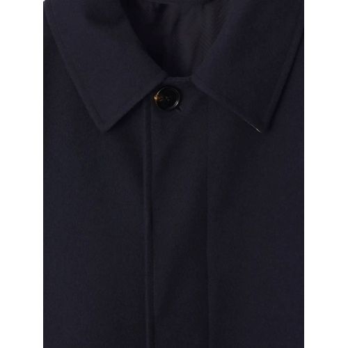 Burberry Manteau En Cachemire - Bleu