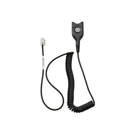 EPOS CSTD 01 - Câble pour casque micro - EasyDisconnect pour RJ-9 mâle - câble inférieur standard