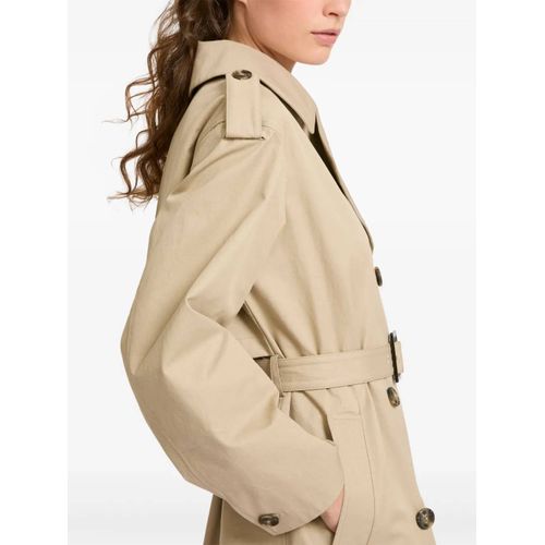 Yves Salomon Trench En Coton À Taille Ceinturée - Tons Neutres