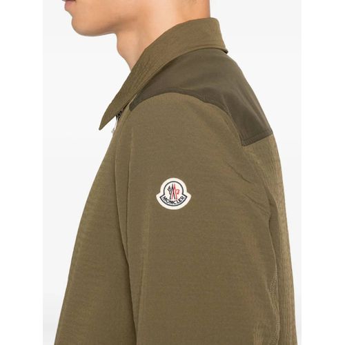 Moncler Chemise À Fermeture Zippée - Vert