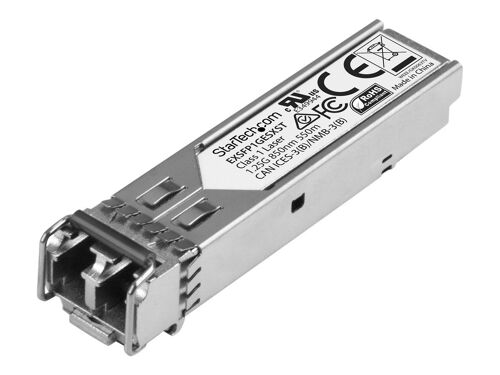 StarTech.com SFP fibre - 1000Base-SX - Module SFP fibre optique - Gigabit - Compatible Juniper EX-SFP-1GE-SX - Multimode LC - 550 m - Module transmetteur SFP (mini-GBIC) (équivalent à : Juniper...