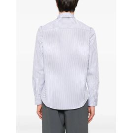 Burberry Chemise En Coton À Rayures - Blanc