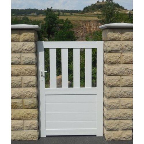 Portillon pvc Naussac blanc - 100 x h.150 cm