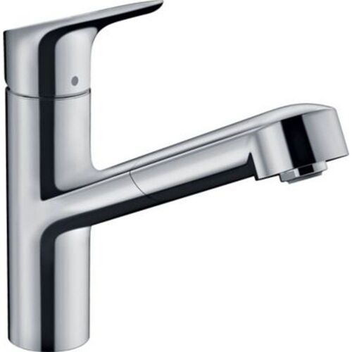 Mitigeur de cuisine avec douchette extractible chrom? Hansgrohe Focus M43?150