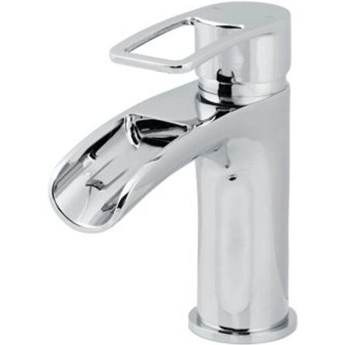 Mitigeur de lavabo chrom? effet chute d'eau GoodHome Olmeto
