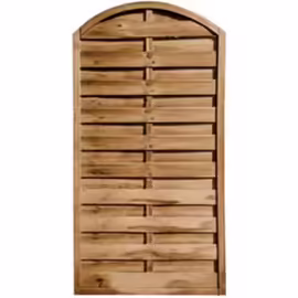 Panneau Arc Bois Blooma Arve Marron 30?Mm 90 X H.180 Cm